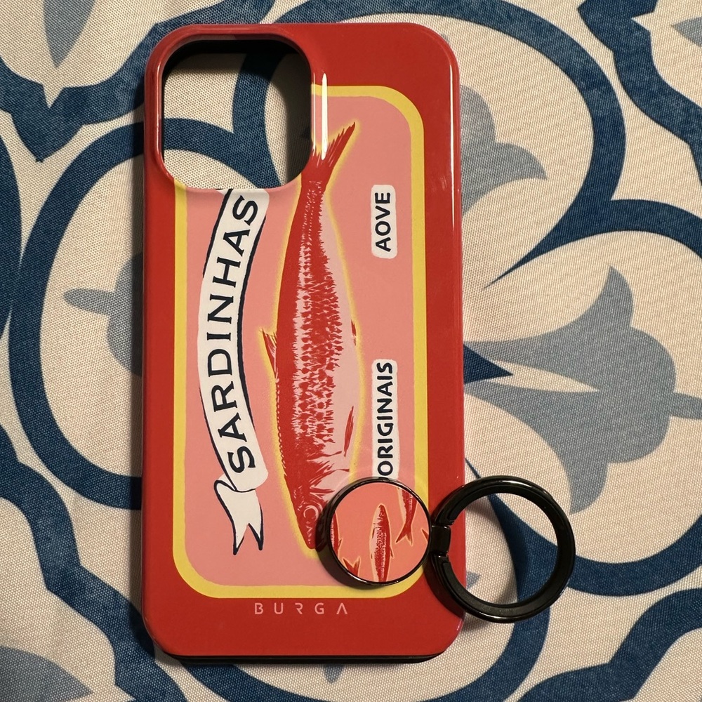 Burga iPhone 13 Pro Max Red Sardinhas Phone Case